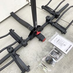 Brand New $115 Heavy Duty 2-Bike Rack Wobble Free Tilting Electric Bicycle Carrier, 2-inch Hitch 160lbs Max 