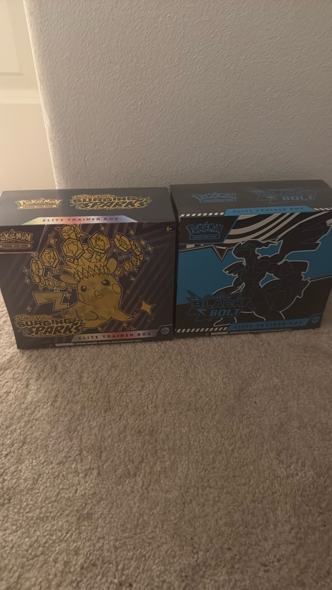 Pokemon Black Bolt + Surging Sparks ETB