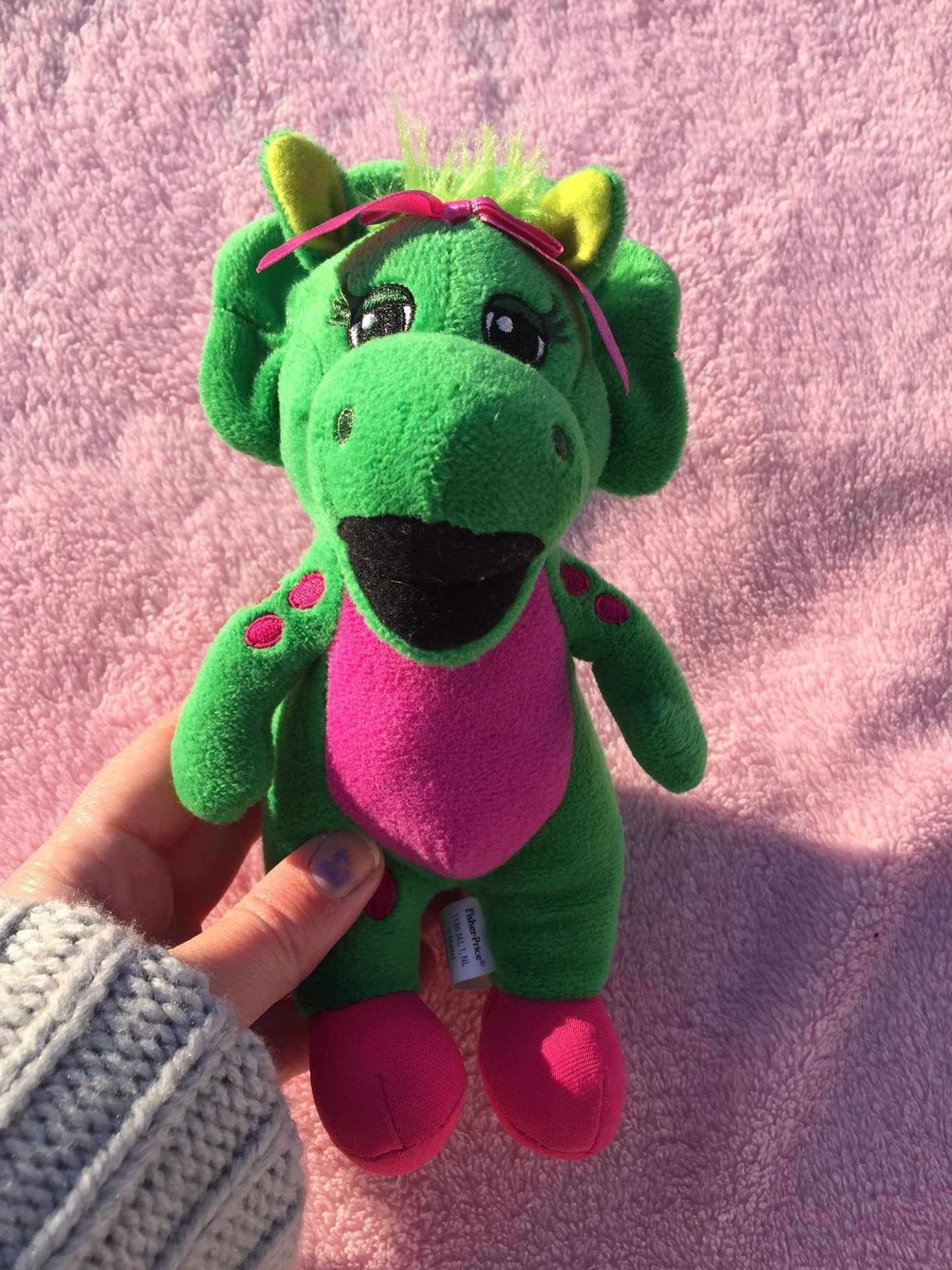 Fisher Price Baby Bop Plush Barney And Friends Stuffed Plushie Plush Lovey 🧸 