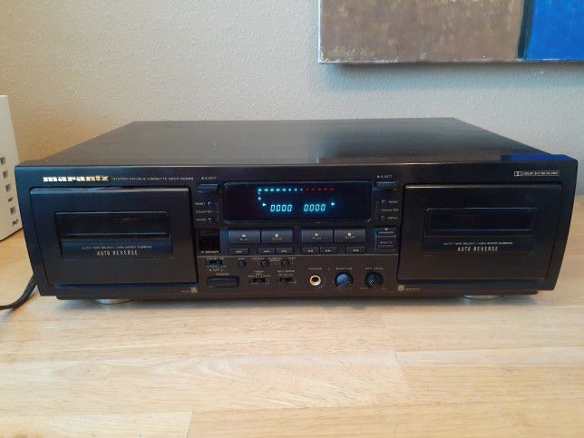 Vintage Marantz SD555U Dual Stereo Cassette Tape Deck Player Recorder
