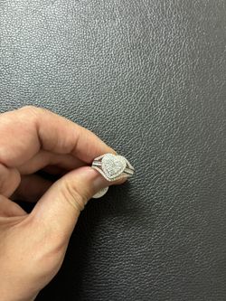 925 Sterling Silver heart Ring.