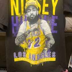 Nipsey Hustle Tee Shirt / Med In Size 