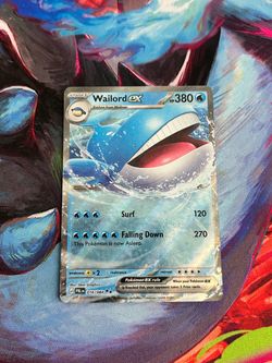 Wailord Ex #16 Pokemon TCG Pitch Black Mega Evolution
