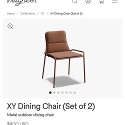 XY Outdoor Dining Chairs – Set of 4 | Brand New in Box (Delivery Available!! )