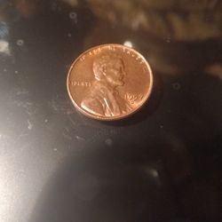 1957d Wheat Penny.