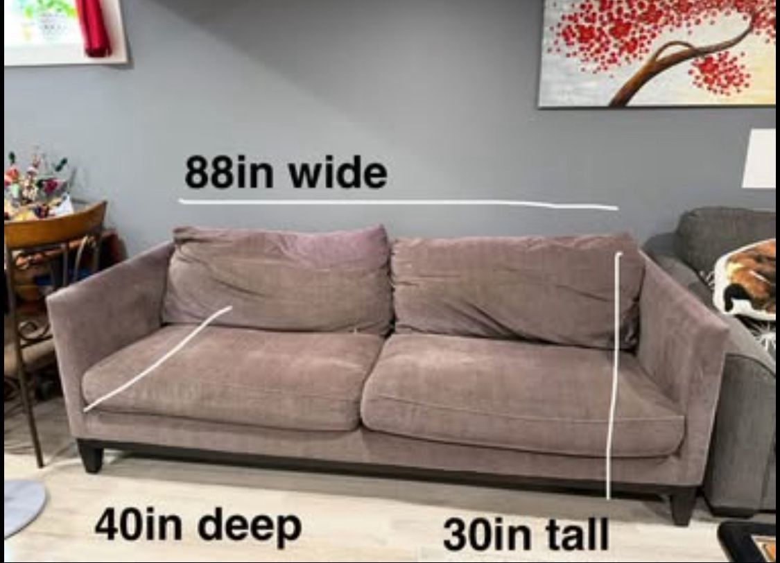 Long comfy couch OBO