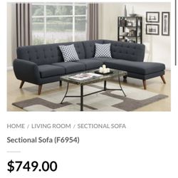 Gray Sectional Sofa
