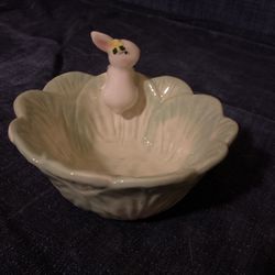 Ceramic Bowl With Rabbit