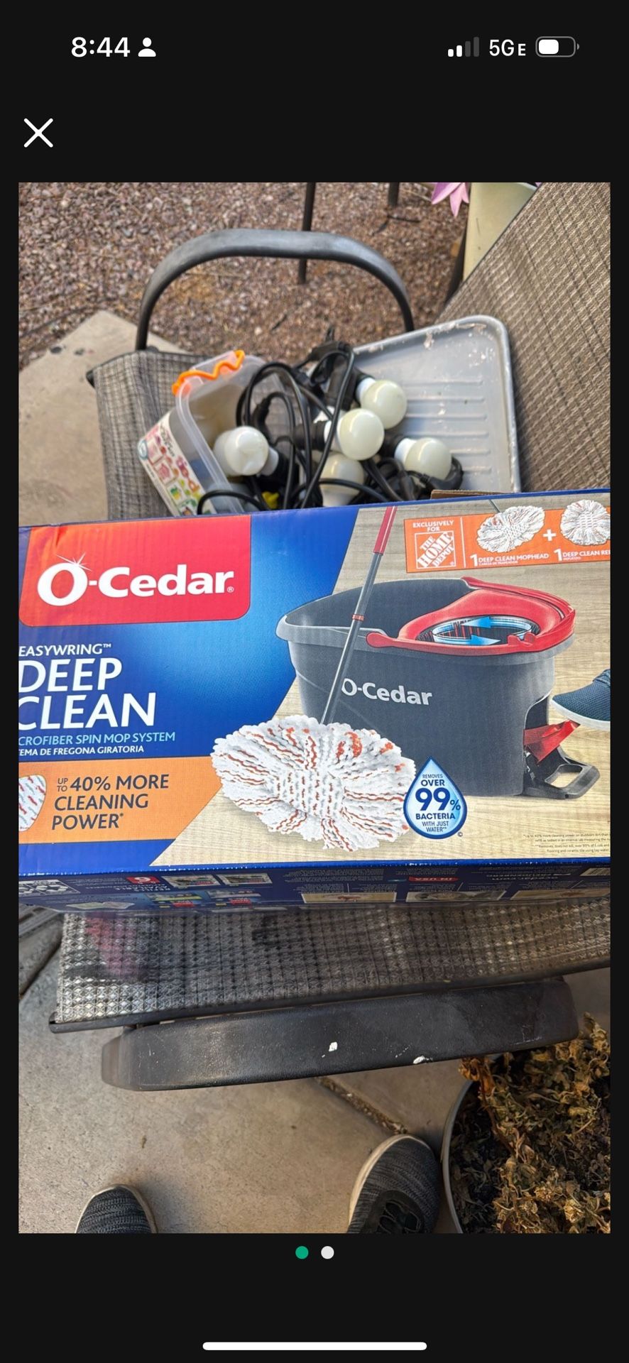 MICROFIBER SPIN MOP SYSTEM BUCKET NEW