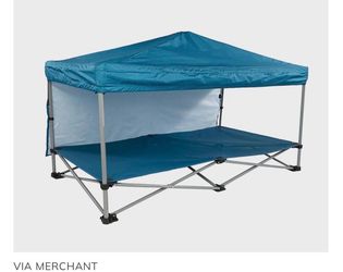 Dog canopy cot