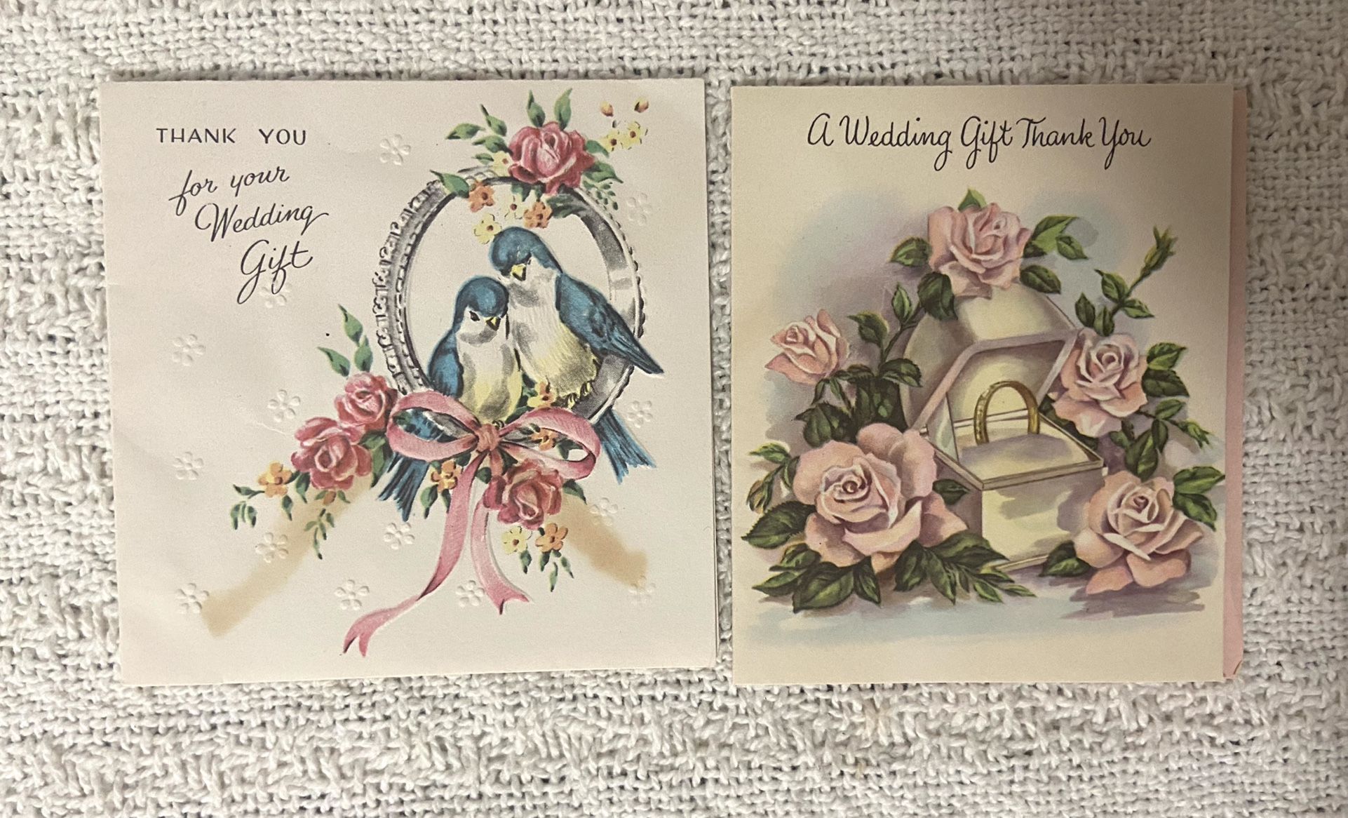 Vintage Thank You Wedding Gift Bridal Scrapbook 1950s 1960s