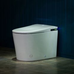 WOODBRIDGE GT071 ADA Height Smart Toilet – Auto Lid Open/Close, Foot Sensor, Zero Pressure System, Aromatherapy System, UV Self-Cleaning Nozzle, Multi