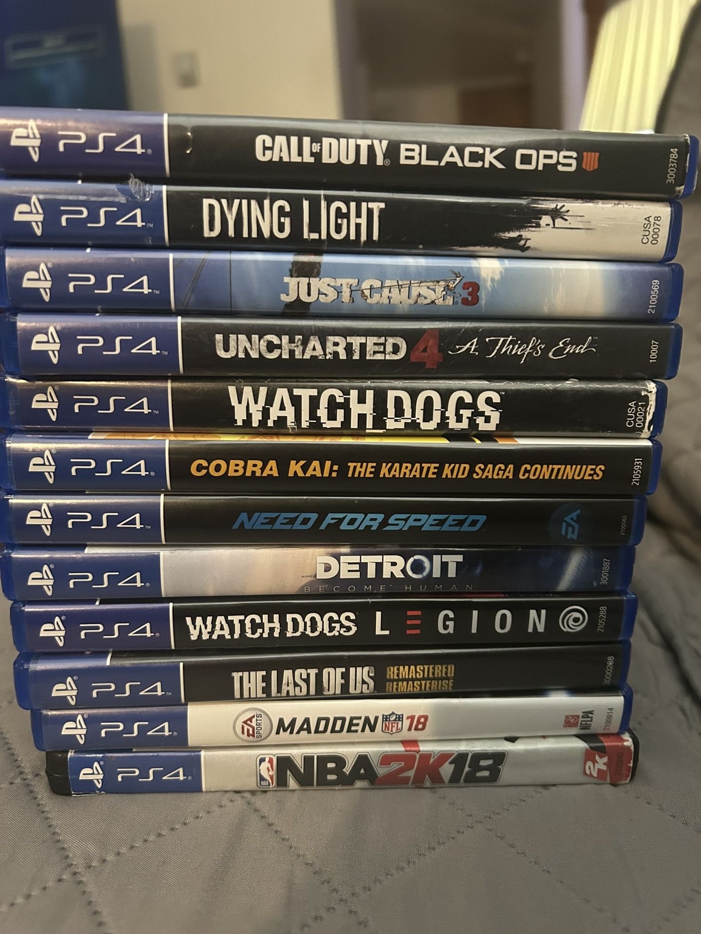 PS4 GAMES ALL GREAT CONDITION