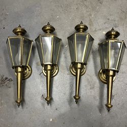 Outdoor Sconce Brass Lamps