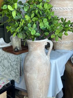 Terracotta vase
