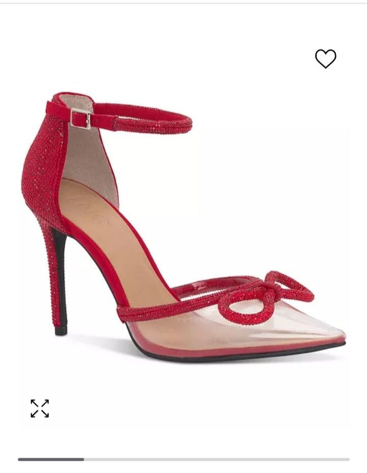 Women's Lidani Pointed-Toe Clear Vinyl Pumps