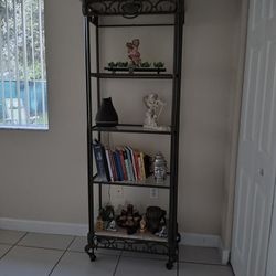Glass Shelves Armoire 