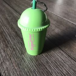 Green Starbucks Frappuccino keychain