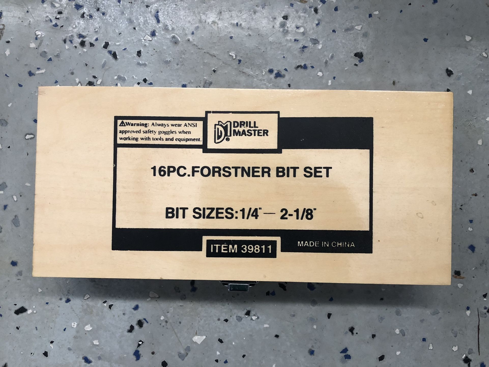 16 Pc Forstner Bit Set