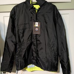 New  Liberty Reversible Jacket With Removable Hood Waterproof Reflective  