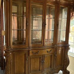 China cabinet dinner table living room table