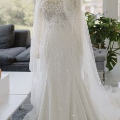Luxury Wedding Dress And Veil! 