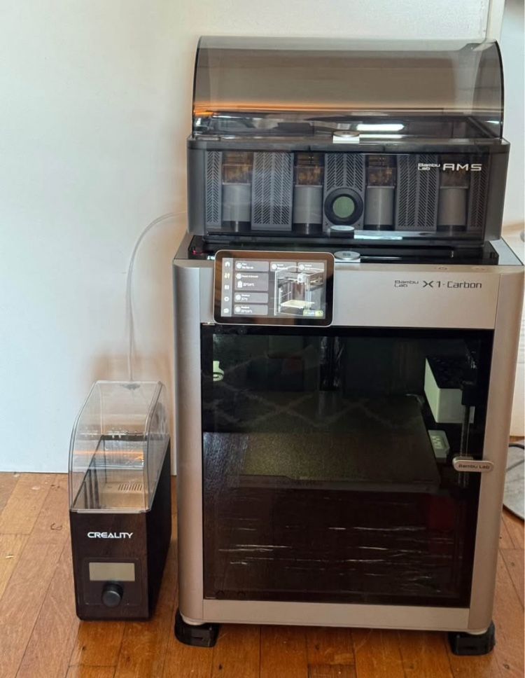 Bambu Labs X1Carbon 3D printer.