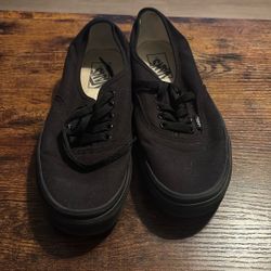 Black Vans Size 7.5 Mens