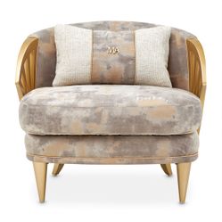 La Terrazza Light Champagne/Cappuccino Accent Chair