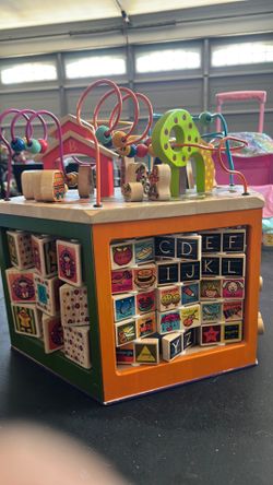 B Toys wooden activity center