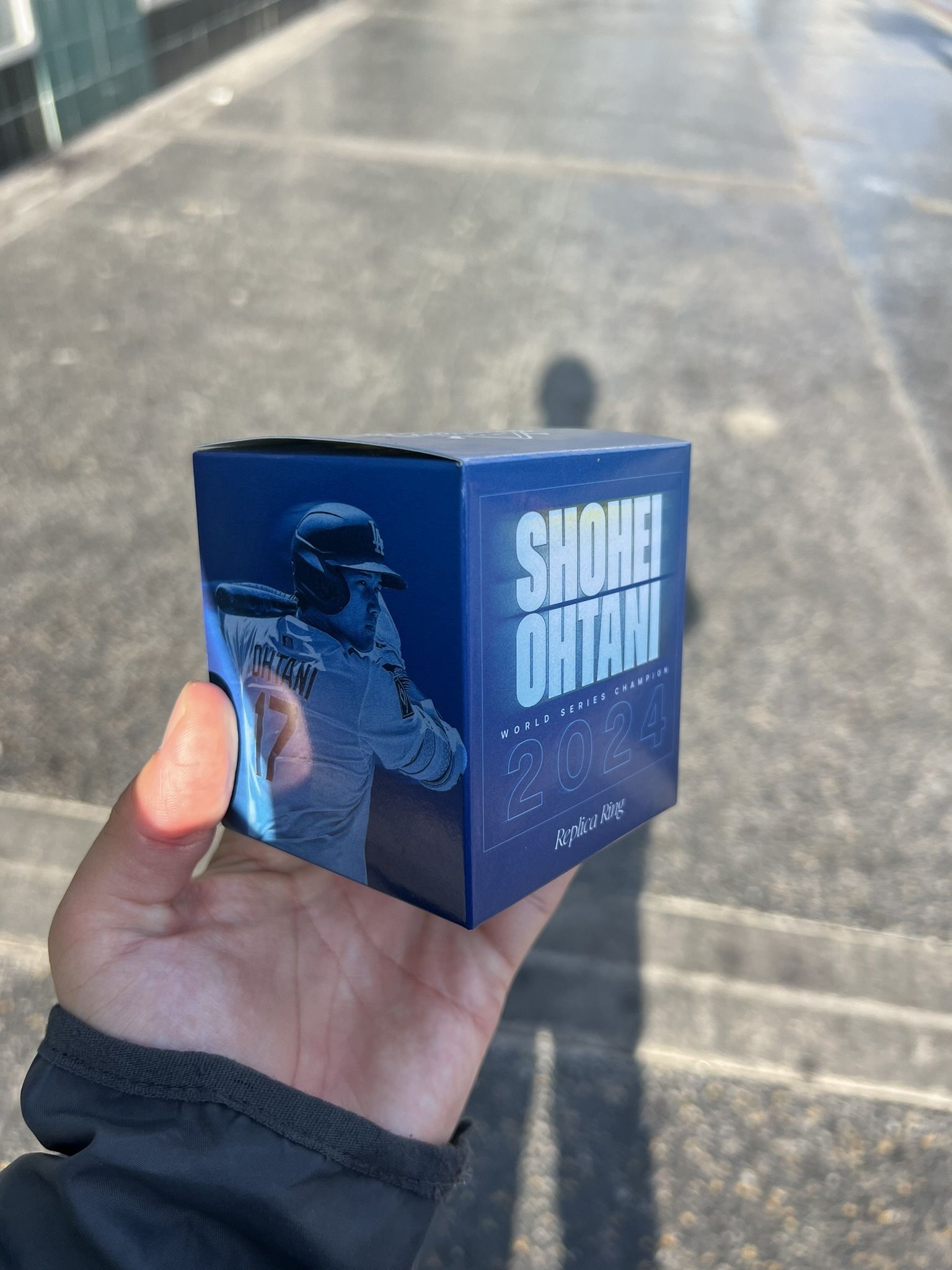 SHOHEI OHTANI 2024 LOS ANGELES DODGERS WORLD SERIES REPLICA RING