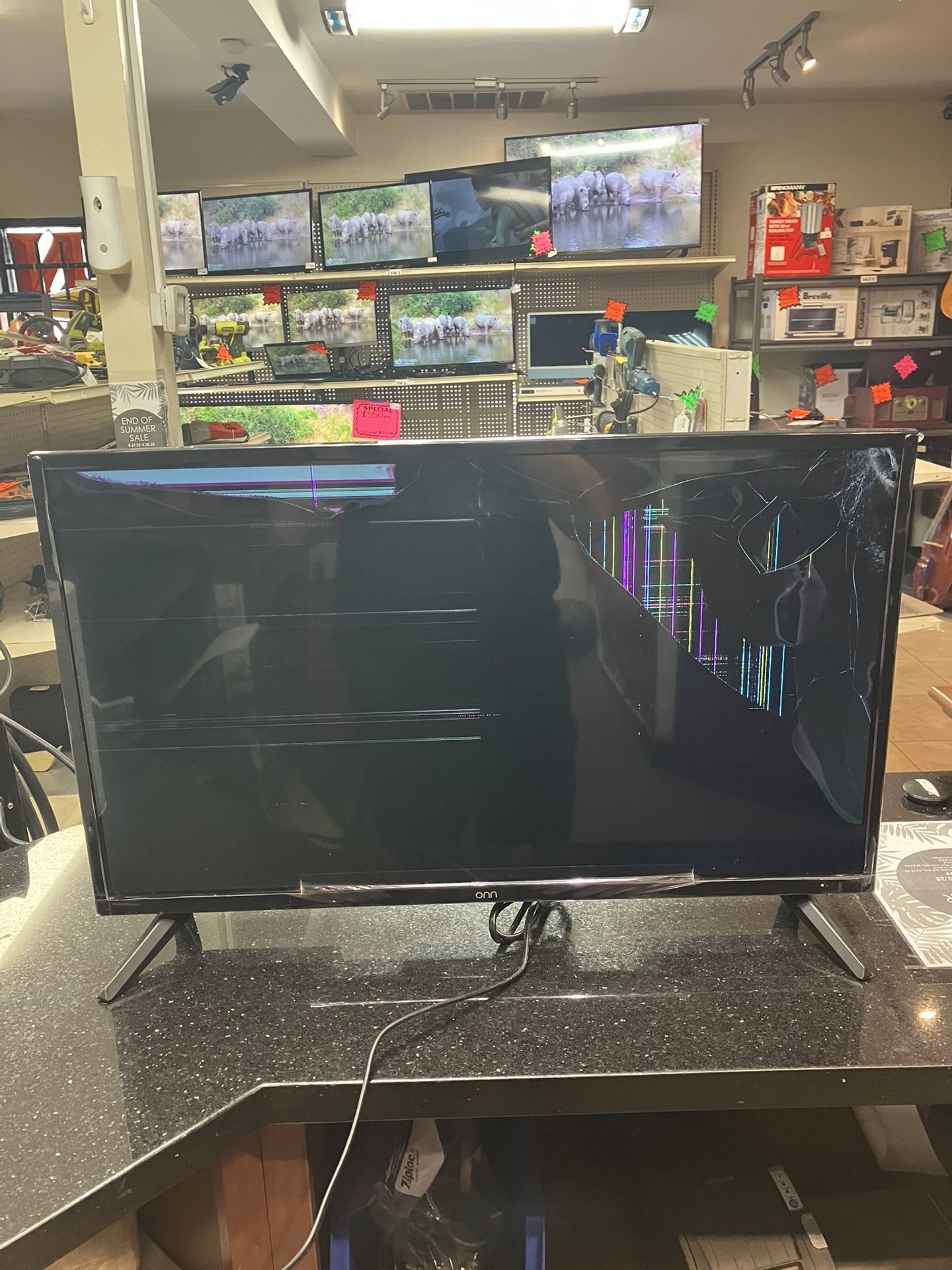 Onn 32” Tv For Parts JAR