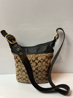 Coach Crossover Logo Bag - Brown