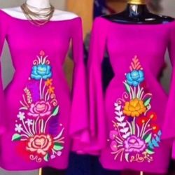 Vestidos Bordados Méxicanos - Beautiful Mexican Dresses  - Precios Varian - Prices Vary