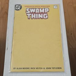 Saga Of The Swamp Thing #37 Facsimile Edition Cover E Variant Blank Card Stock