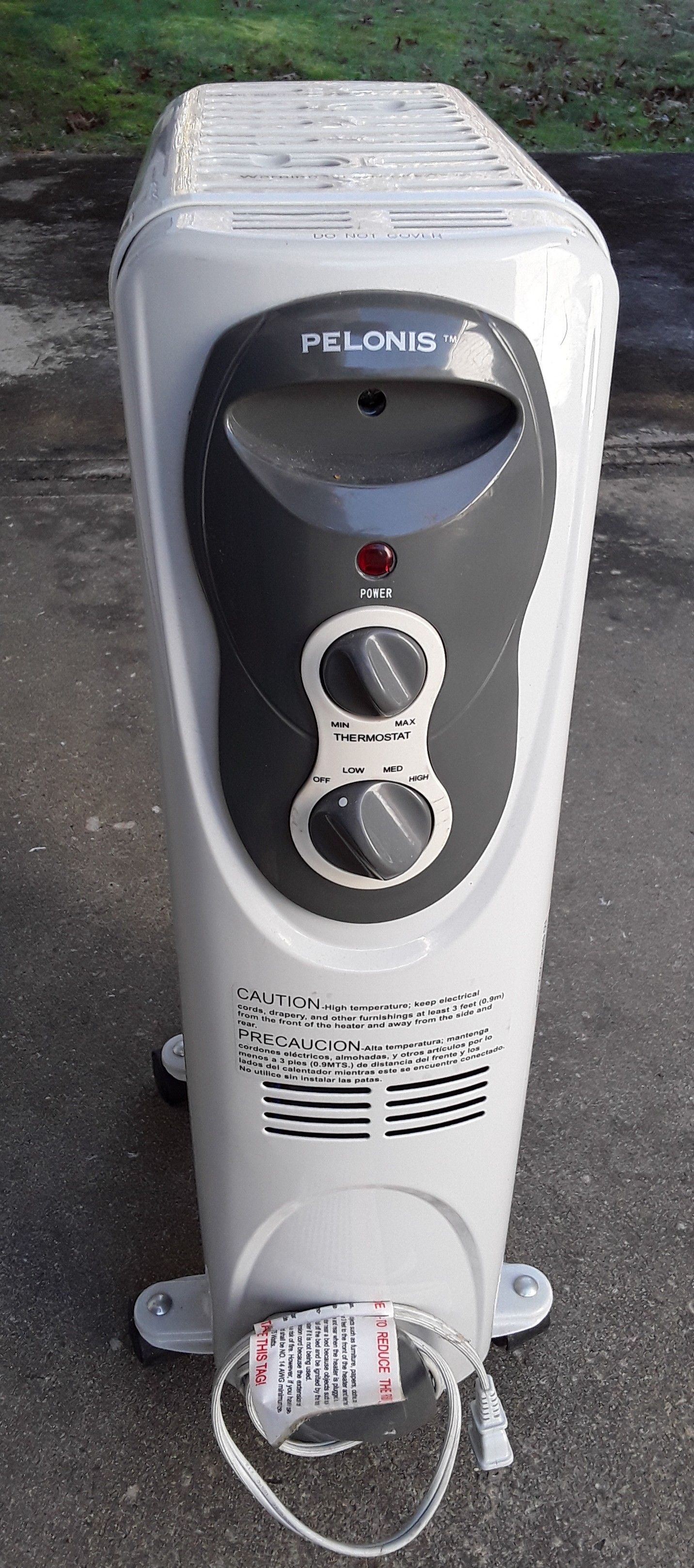 Pelonis HO-202C Oil Filled Portable Electric Heater for Sale in Wakefield,  RI - OfferUp