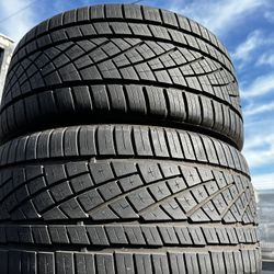 255 35 18 Continental EXTREME CONTACT DWS 06 PLUS 255/35/18 Used Tires 255/35R18