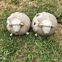 2 Porcelain Lambs Decode