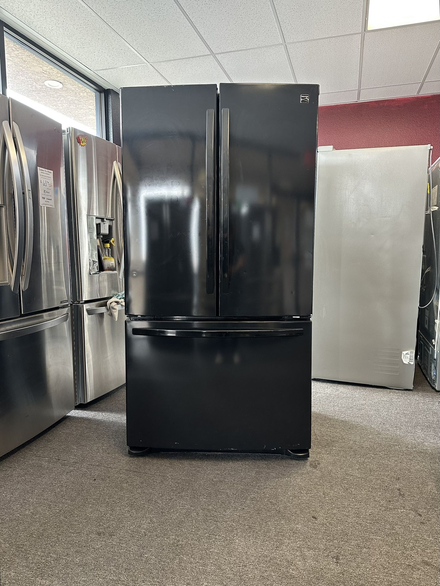 Black Kenmore Frenchdoor Refrigerator - No Dispenser