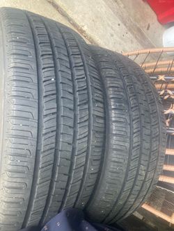 Set of 2 used tires 205/55/16 abt 7/32, $40 both