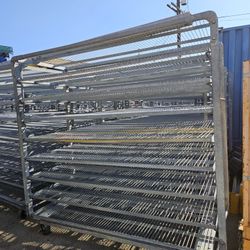 Heavy duty cart, rack or metal shelves for shop or garage