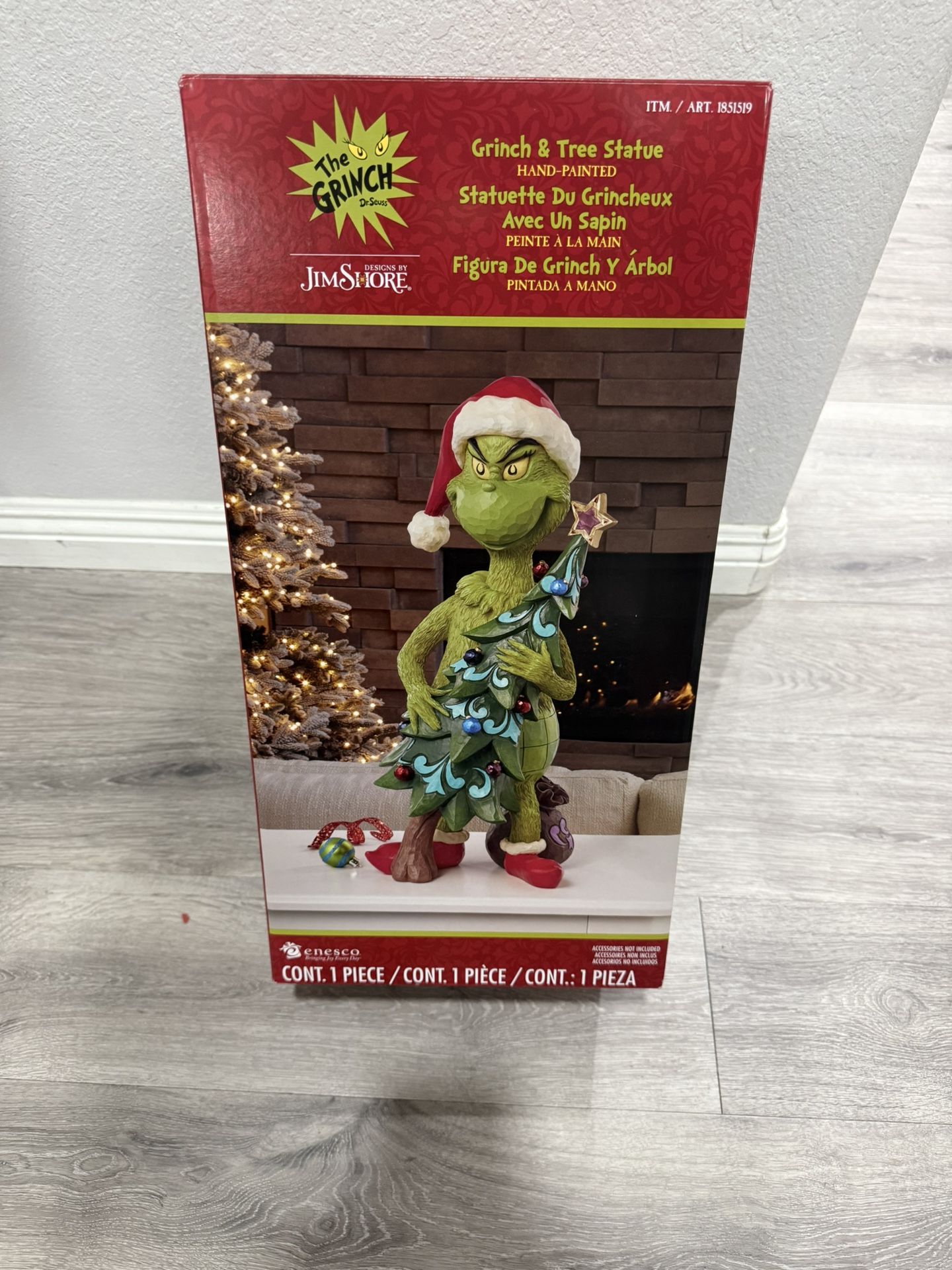The Grinch & Christmas Tree Statue By Jim Shore New
