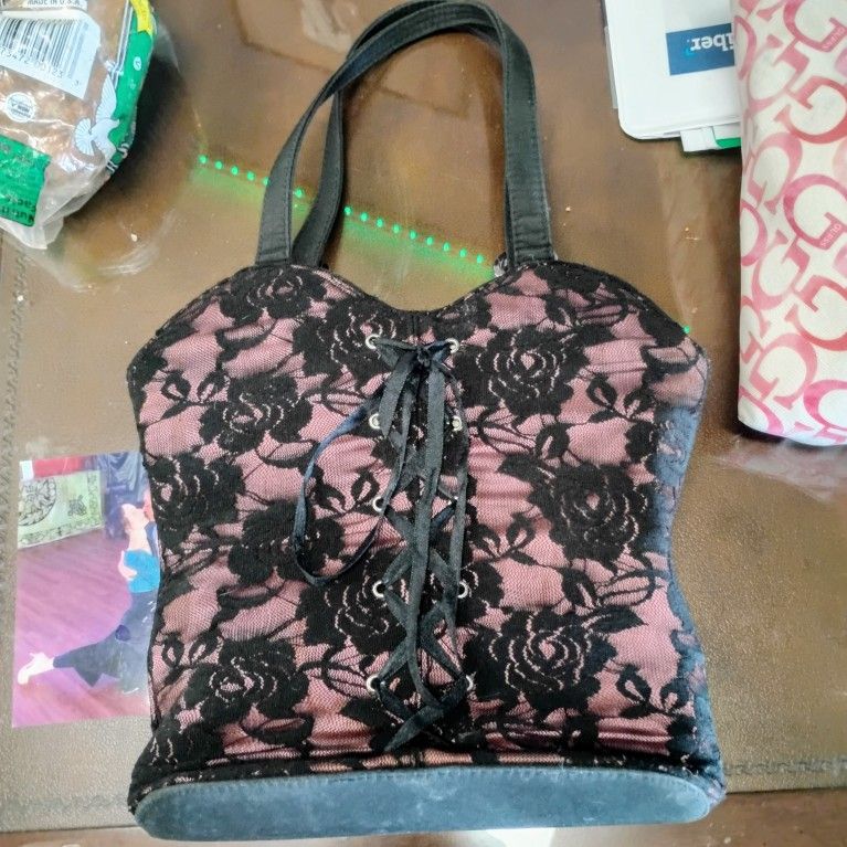 Vintage Corset Purse 