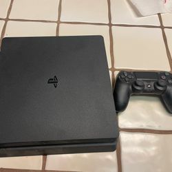 PS4 With Controller and Games