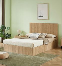 NEW Queen Storage Bed Frame – Lift-Up Storage – Never Used