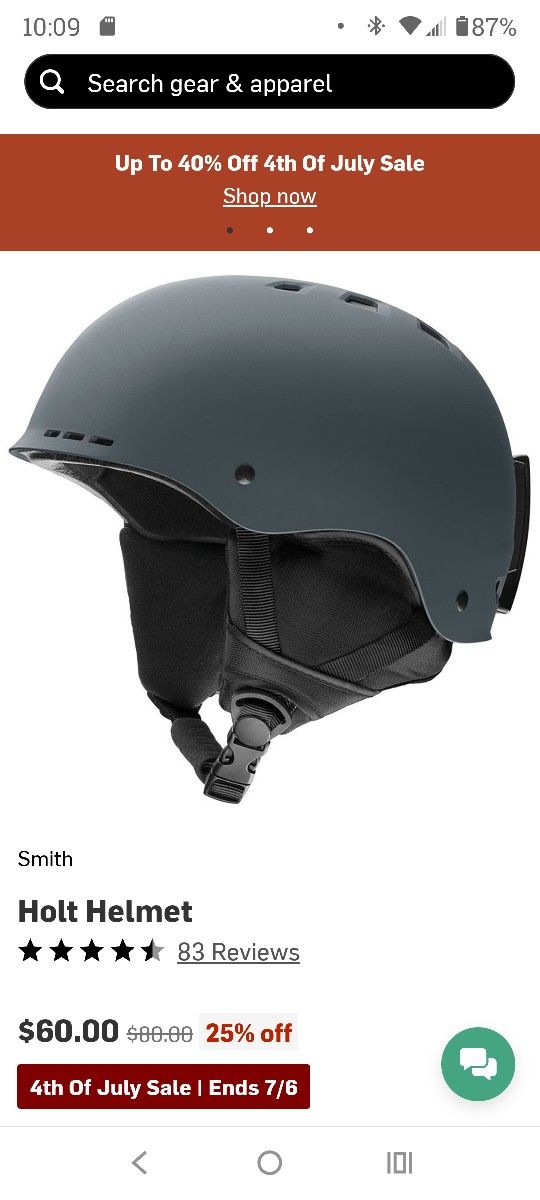 Smith Holt Helmet
