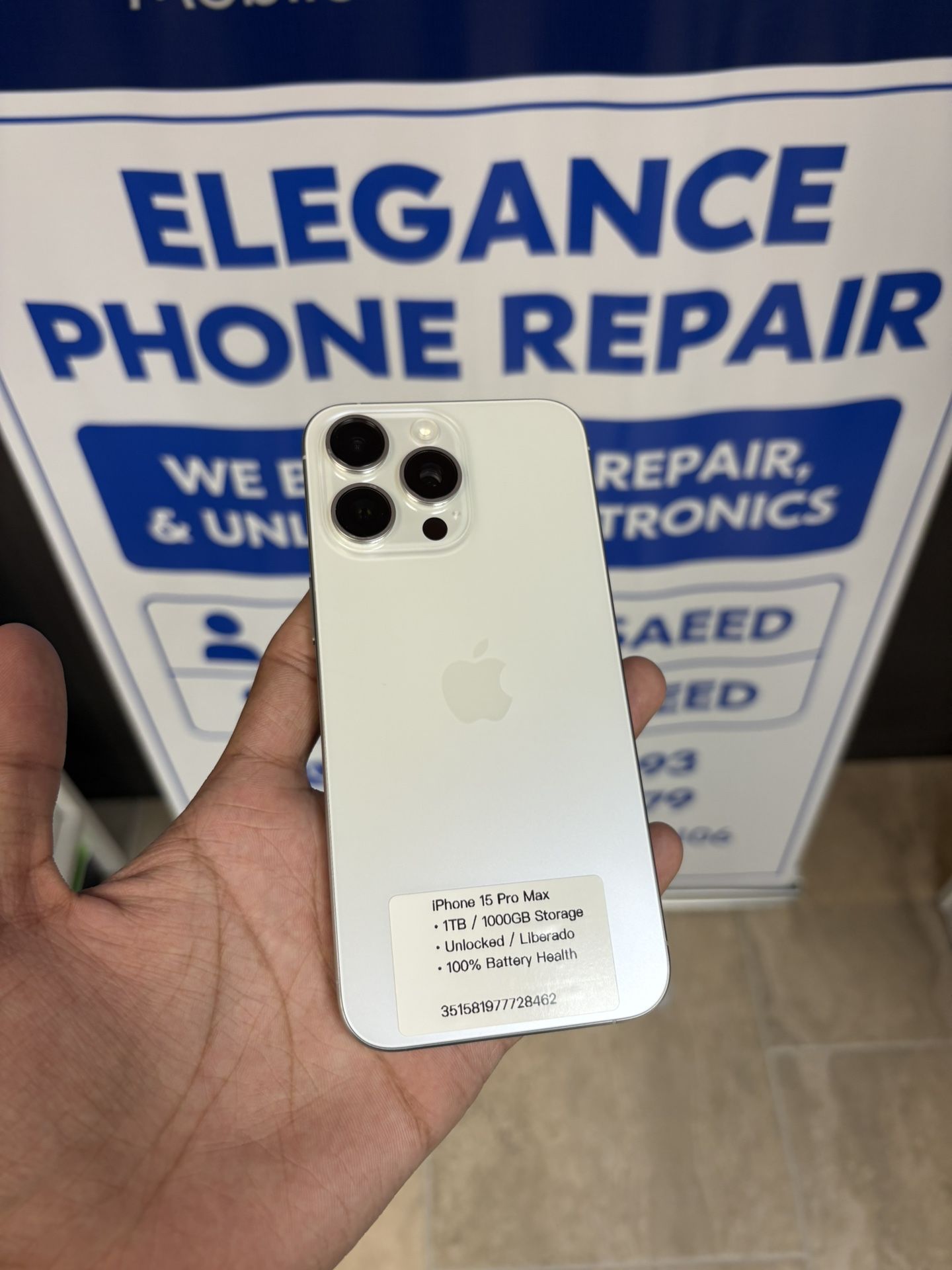 Apple iPhone 15 Pro Max (1TB - 1000GB)