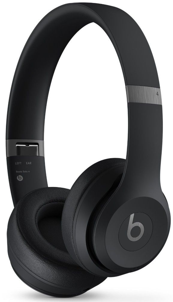 Beats Solo 4 - Wireless Bluetooth On-Ear Headphones - Matte Black
