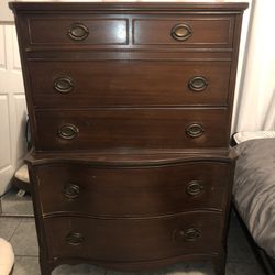 5 Drawer Antique Dresser