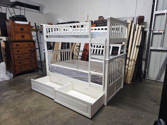 Twin Bunk Bed And Mattress